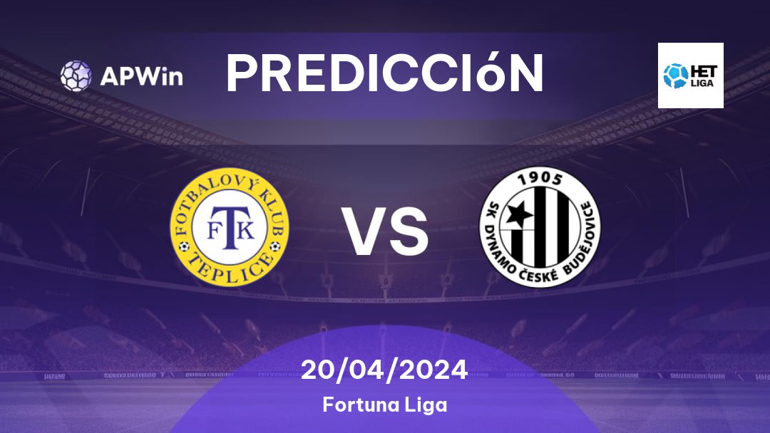 Predicciones Teplice vs České Budějovice: 20/04/2024 - República Checo Fortuna Liga