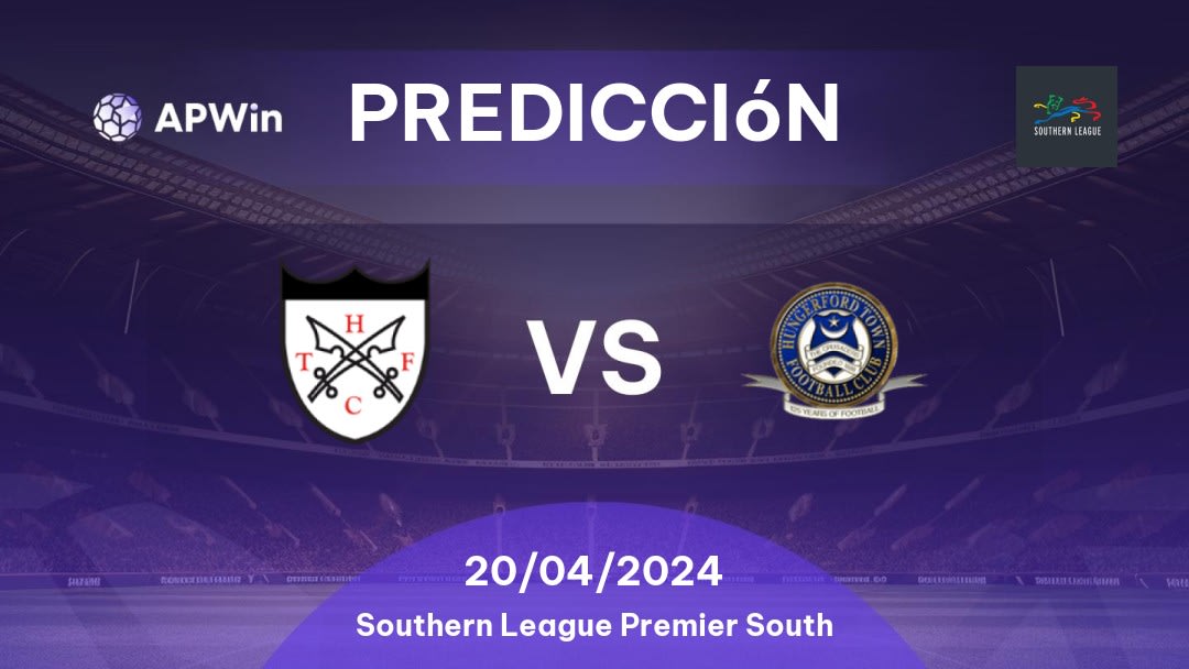 Predicciones Hanwell Town vs Hungerford Town: 20/04/2024 - Inglaterra Southern League Premier South