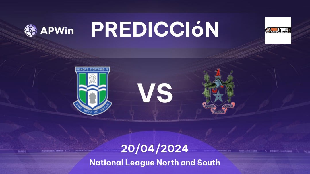 Predicciones Bishop's Stortford vs Curzon Ashton: 20/04/2024 - Inglaterra National League North and South