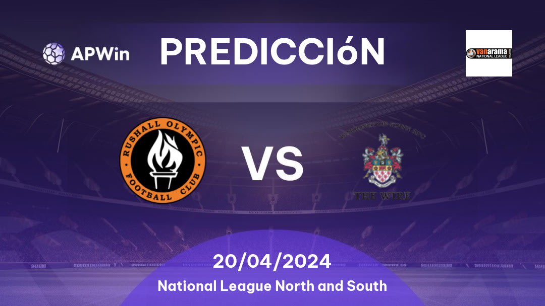 Predicciones Rushall Olympic vs Warrington Town: 20/04/2024 - Inglaterra National League North and South