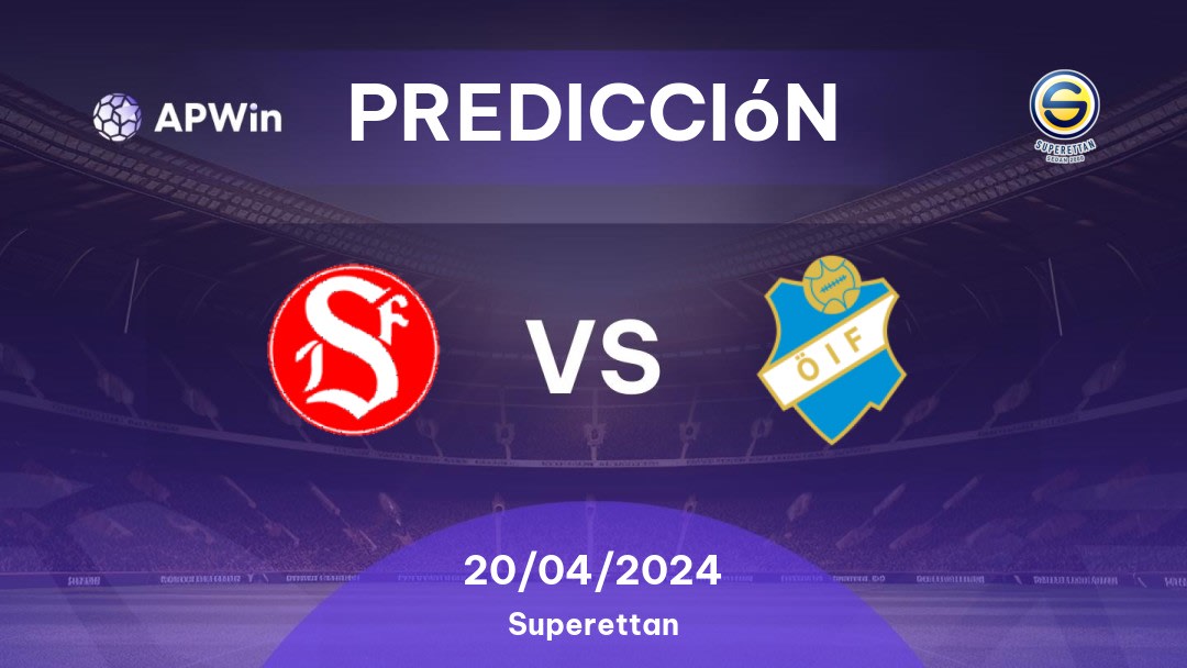 Predicciones Sandviken vs Öster: 20/04/2024 - Suecia Superettan