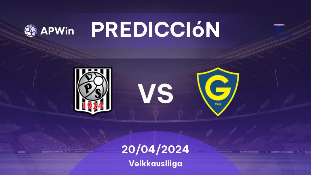 Predicciones VPS vs Gnistan: 20/04/2024 - Finlandia Veikkausliiga