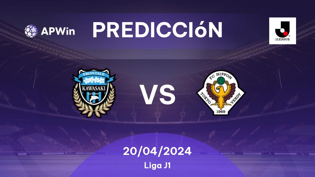 Predicciones Kawasaki Frontale vs Tokyo Verdy: 20/04/2024 - Japón Liga J1