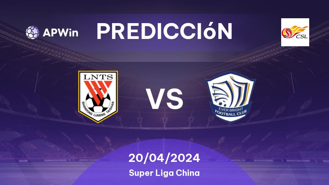 Predicciones Shandong Luneng vs Shijiazhuang Ever Bright: 20/04/2024 - China Super Liga China