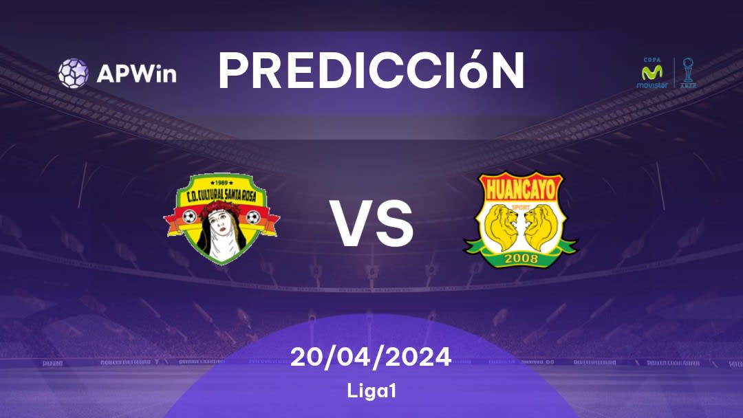 Predicciones Santa Rosa PNP vs Sport Huancayo: 20/04/2024 - Perú Primera División