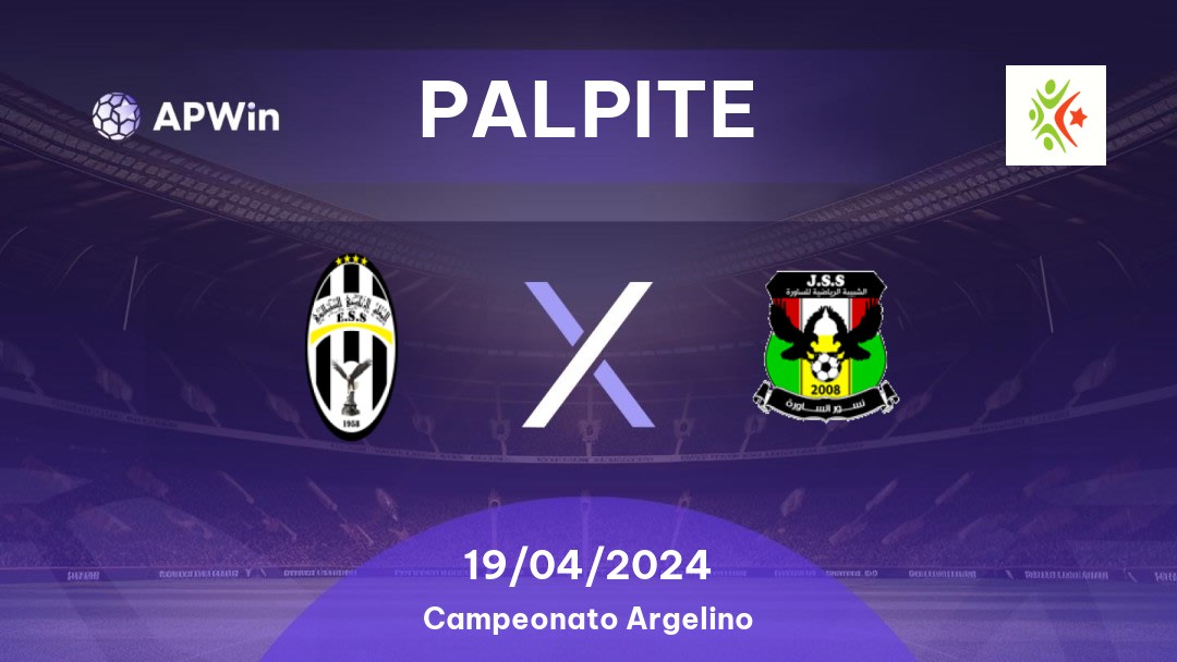 Palpite ES Sétif x JS Saoura: 19/04/2024 - Campeonato Argelino