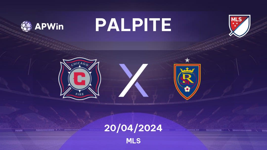 Palpite Chicago Fire x Real Salt Lake: 20/04/2024 - MLS