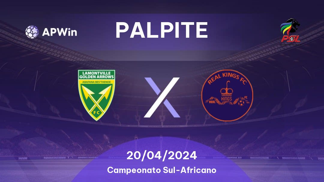 Palpite Golden Arrows x Real Kings: 20/04/2024 - Campeonato Sul-Africano