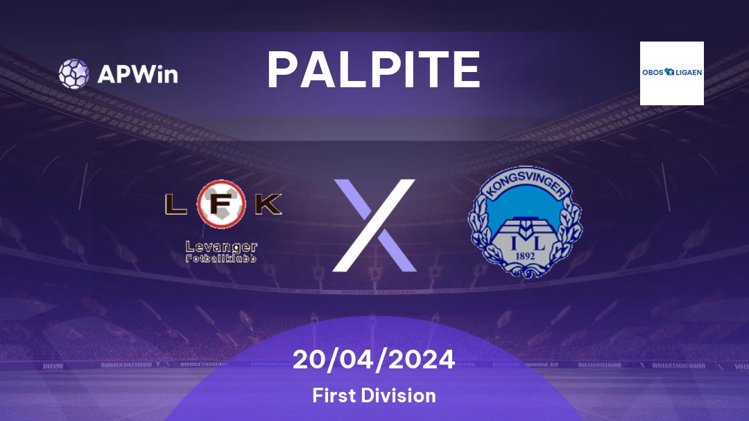 Palpite Levanger x Kongsvinger: 20/04/2024 - First Division