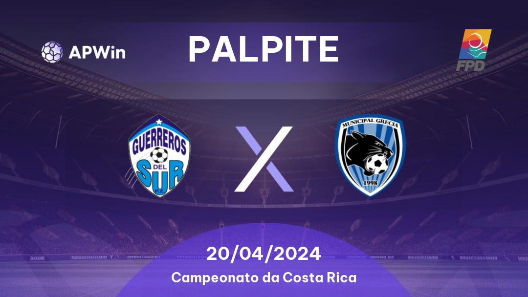 Palpite Pérez Zeledón x Grecia: 20/04/2024 - Campeonato da Costa Rica