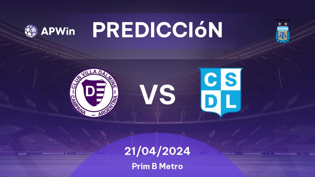 Predicciones Villa Dálmine vs Liniers: 21/04/2024 - Argentina Prim B Metro