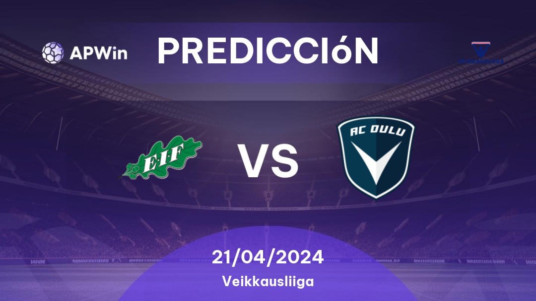 Predicciones EIF vs Oulu: 21/04/2024 - Finlandia Veikkausliiga