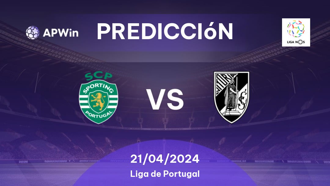 Predicciones Sporting vs Vitória Guimarães: 21/04/2024 - Portugal Liga Bwin