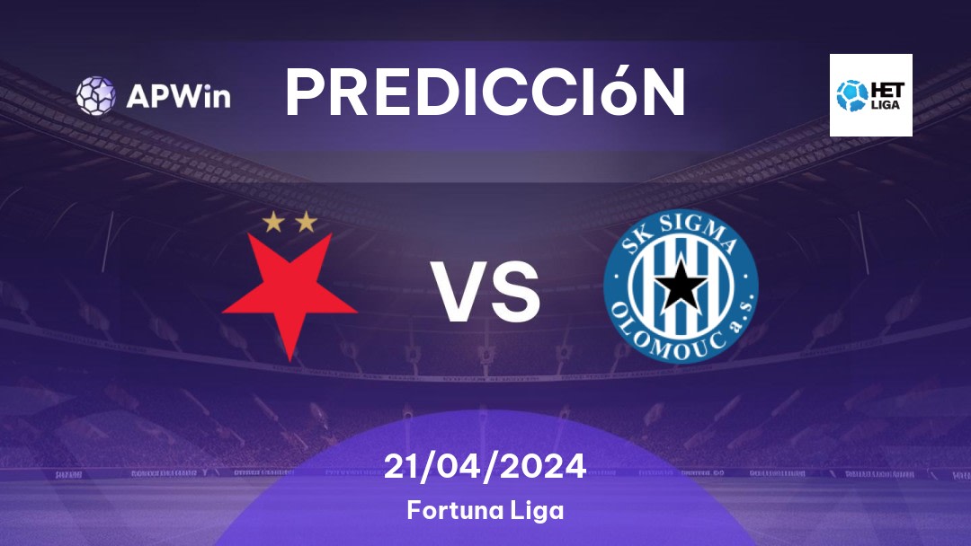 Predicciones Slavia Praha vs Sigma Olomouc: 21/04/2024 - República Checo Fortuna Liga