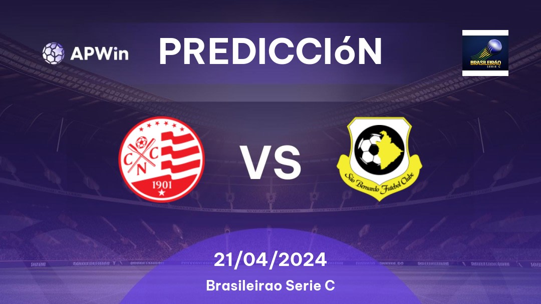 Predicciones Náutico vs São Bernardo: 21/04/2024 - Brasil Brasileirão Série C