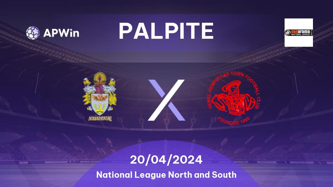 Palpite Taunton Town x Hemel Hempstead Town: 20/04/2024 - National League North and South