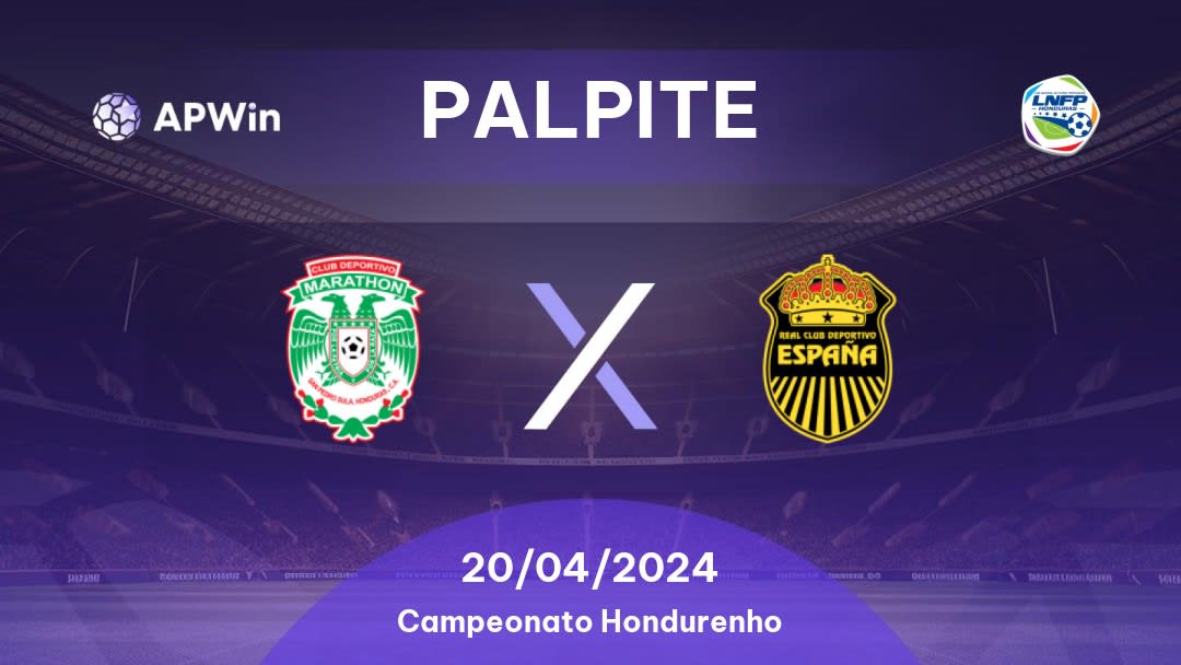 Palpite Marathón x Real España: 20/04/2024 - Campeonato Hondurenho