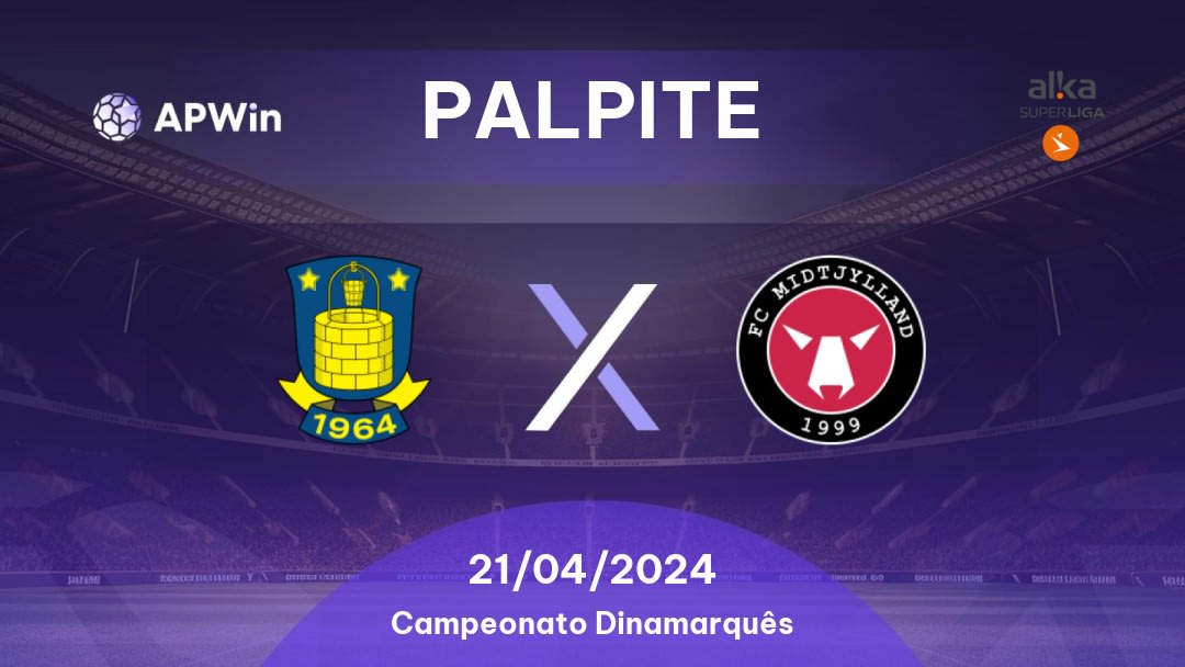 Palpite Brøndby x Midtjylland: 21/04/2024 - Campeonato Dinamarquês