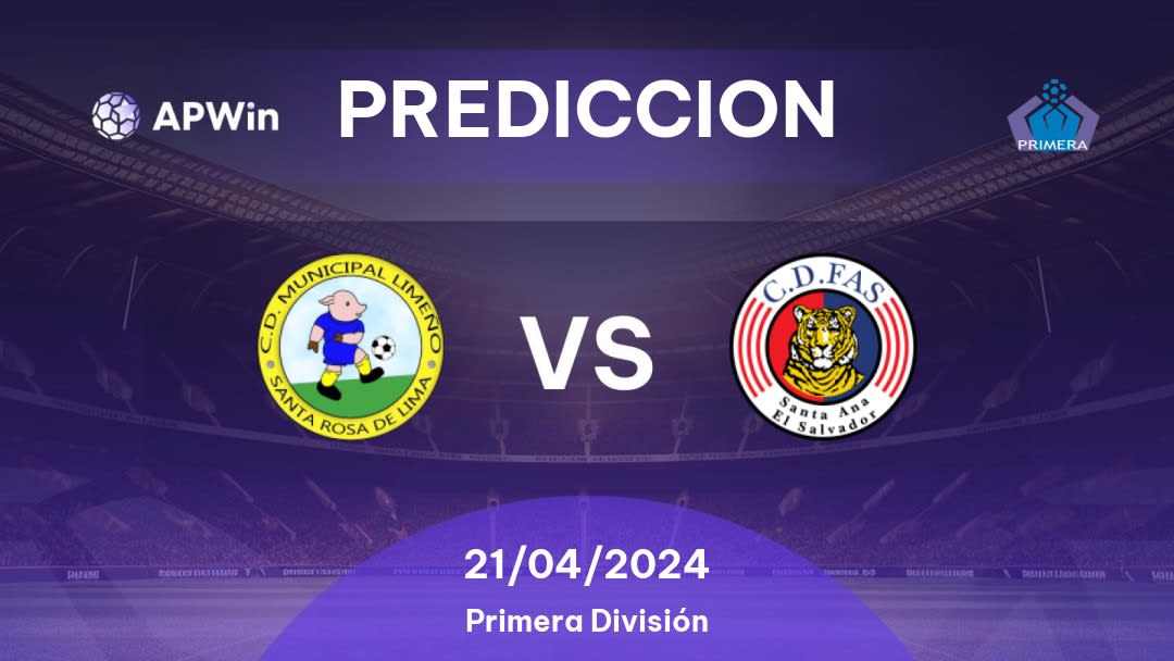 Predicciones Municipal Limeño vs FAS: 20/04/2024 - El Salvador Primera División