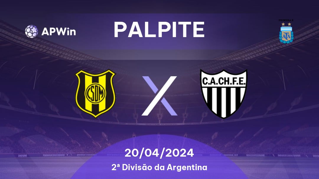 Palpite Deportivo Madryn x Chaco For Ever: 20/04/2024 - 2ª Divisão da Argentina