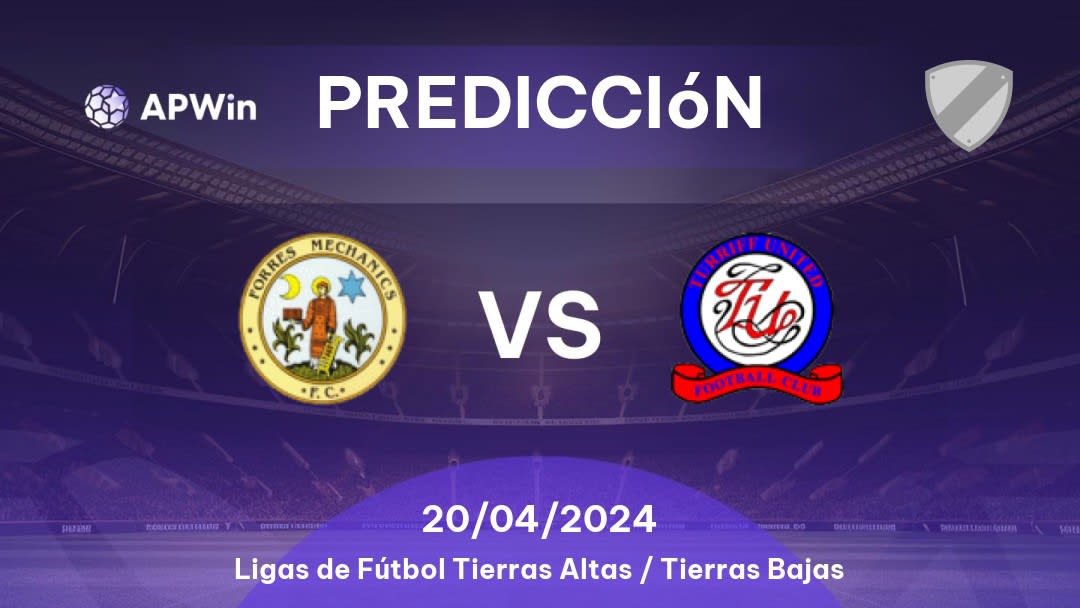 Predicciones Forres Mechanics vs Turriff United: 20/04/2024 - Escocia Ligas de Fútbol Highland / Lowland