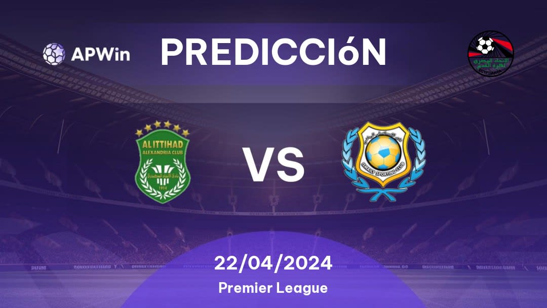 Predicciones Al Ittihad vs Ismaily SC: 22/04/2024 - Egipto Premier League