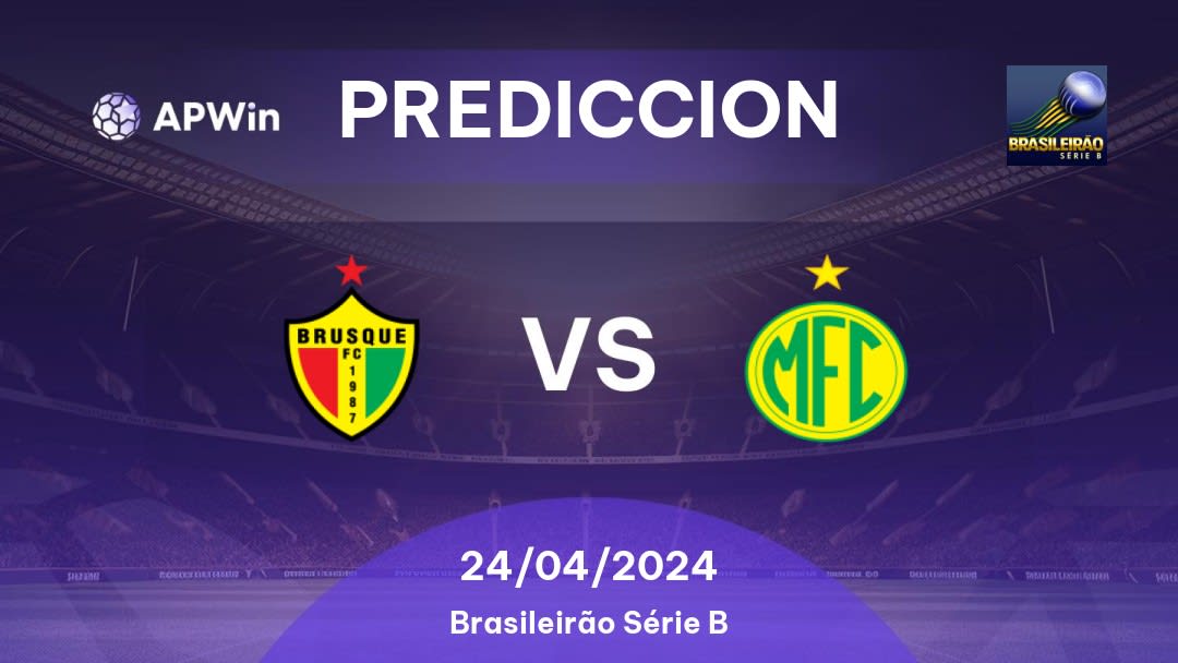 Predicciones Brusque vs Mirassol: 24/04/2024 - Brasil Brasileirão Série B