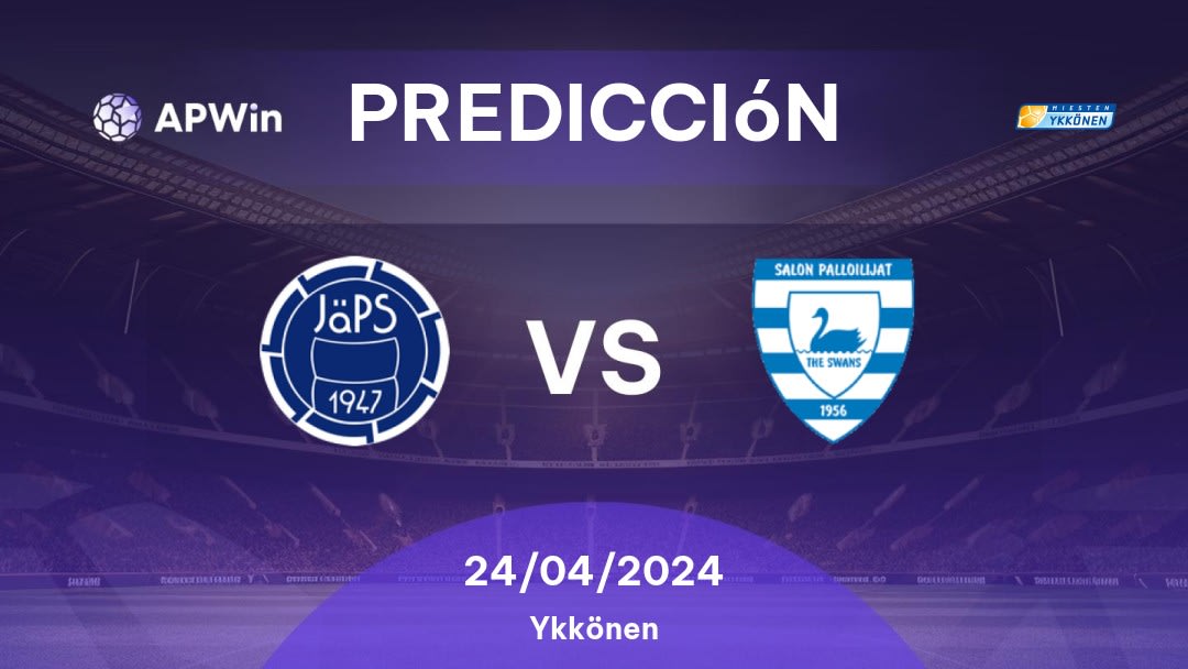 Predicciones JäPS vs SalPa: 24/04/2024 - Finlandia Ykkönen