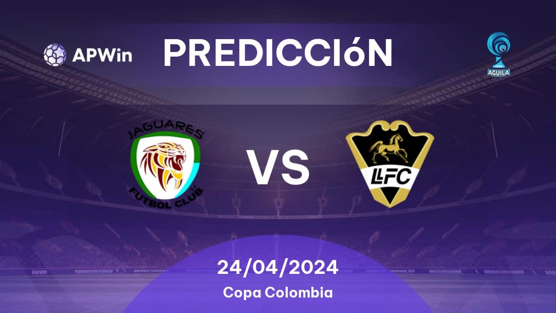 Predicciones Jaguares de Córdoba vs Llaneros: 24/04/2024 - Colombia Copa Colombia