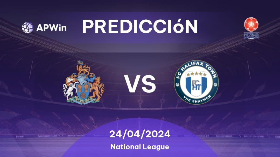 Predicciones Altrincham vs Halifax Town: 24/04/2024 - Inglaterra National League