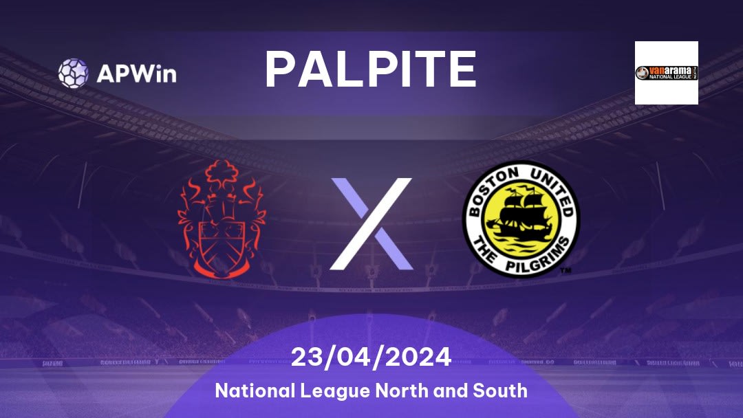 Palpite Alfreton Town x Boston United: 23/04/2024 - National League North and South