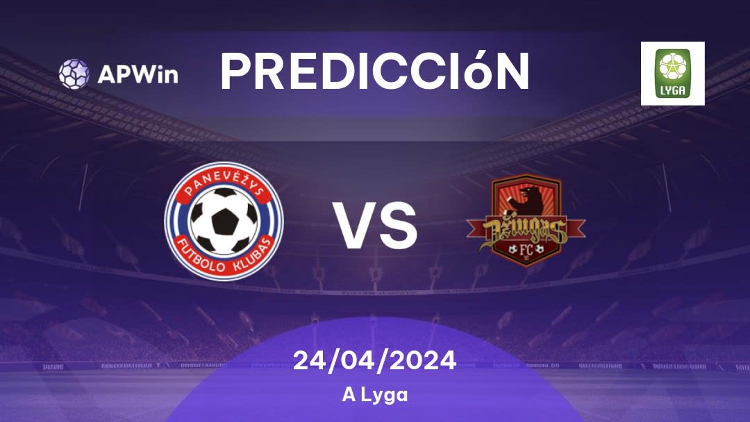 Predicciones Panevėžys vs Džiugas Telšiai: 24/04/2024 - Lituania A Lyga