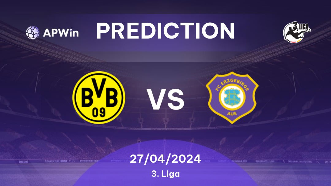 Borussia Dortmund II vs Erzgebirge Aue Betting Tips: 27/04/2024 - Matchday 35 - Germany 3. Liga