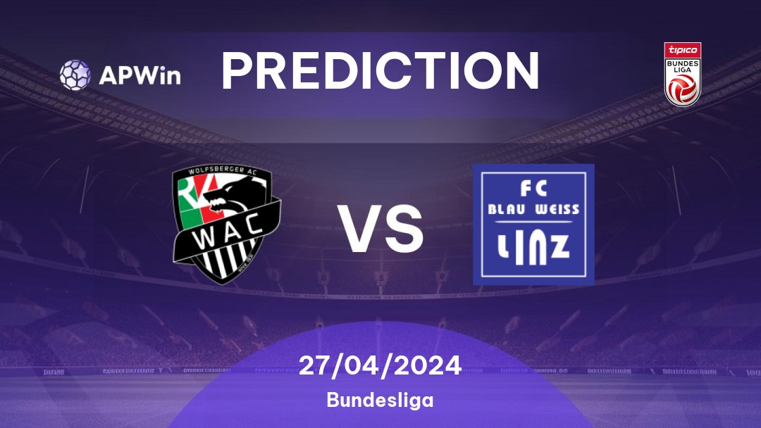 Wolfsberger AC vs Blau-Weiß Linz Betting Tips: 27/04/2024 - Matchday 7 - Austria Bundesliga