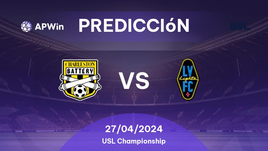 Predicciones Charleston Battery vs Las Vegas Lights: 27/04/2024 - Estados Unidos de América USL Championship