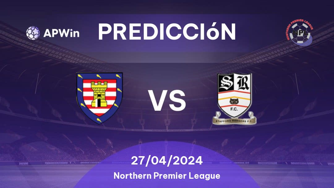 Predicciones Morpeth Town vs Stafford Rangers: 27/04/2024 - Inglaterra Northern Premier League