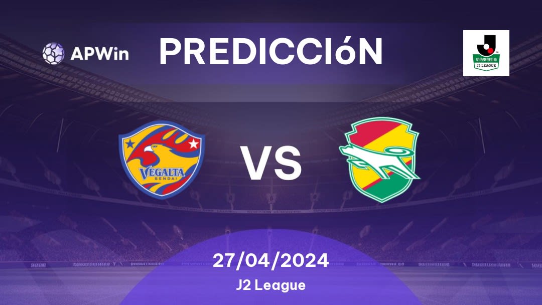 Predicciones Vegalta Sendai vs JEF United: 27/04/2024 - Japón J2 League