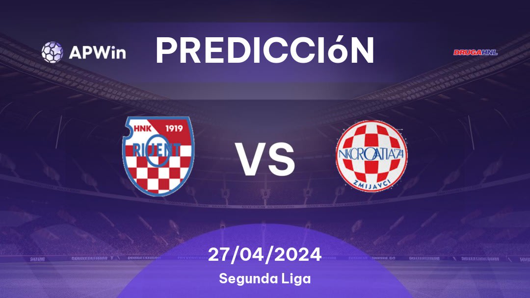 Predicciones Orijent 1919 vs Croatia Zmijavci: 27/04/2024 - Croacia Druga HNL