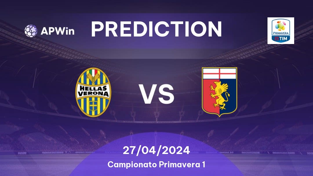 Verona U19 vs Genoa U19 Betting Tips: 27/04/2024 - Matchday 31 - Italy Campionato Primavera 1