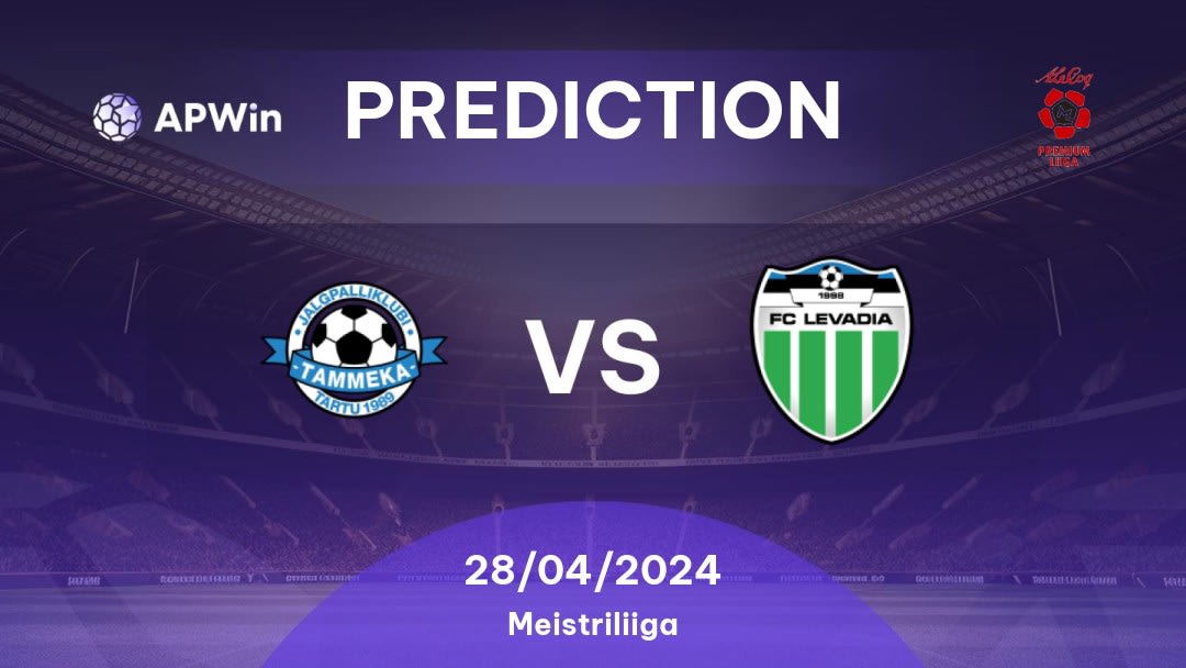 Tammeka vs Tallinna FC Levadia Betting Tips: 28/04/2024 - Matchday 8 - Estonia Meistriliiga