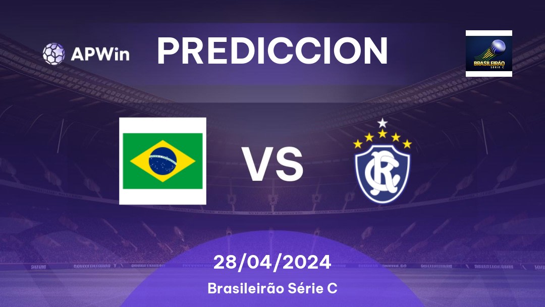 Predicciones Athletic Club vs Remo: 27/04/2024 - Brasil Brasileirão Série C