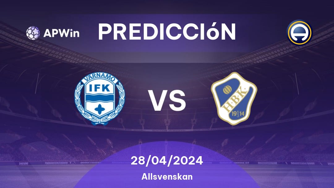 Predicciones Värnamo vs Halmstad: 28/04/2024 - Suecia Allsvenskan