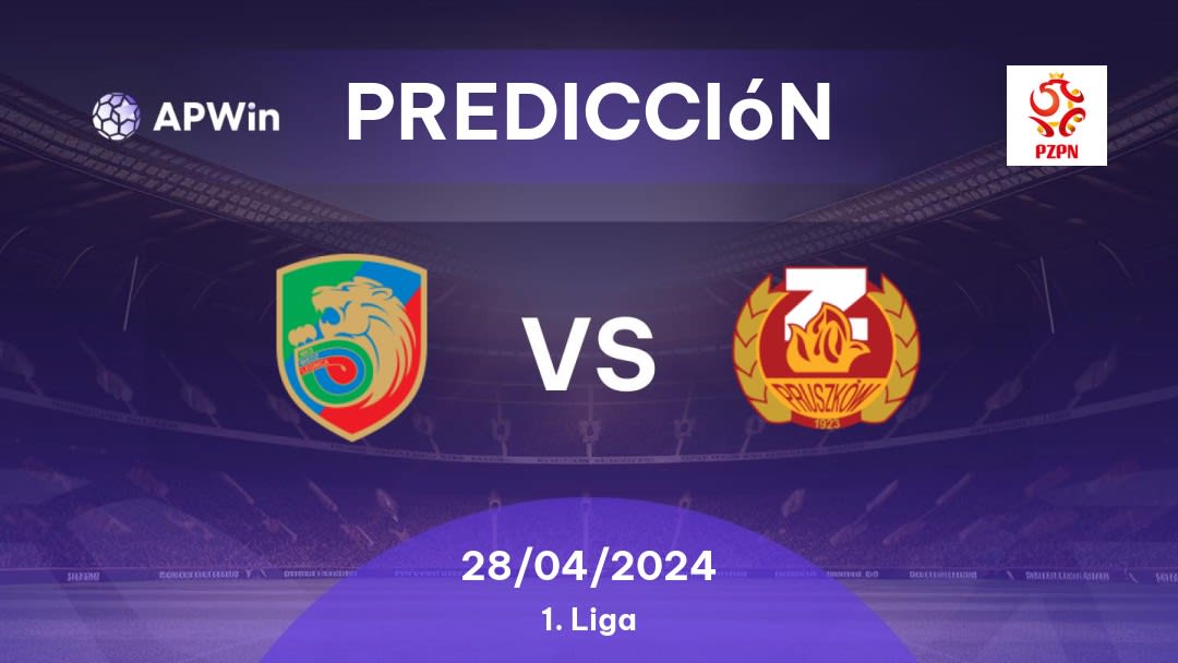 Predicciones Miedź Legnica vs Znicz Pruszków: 28/04/2024 - Polonia 1. Liga