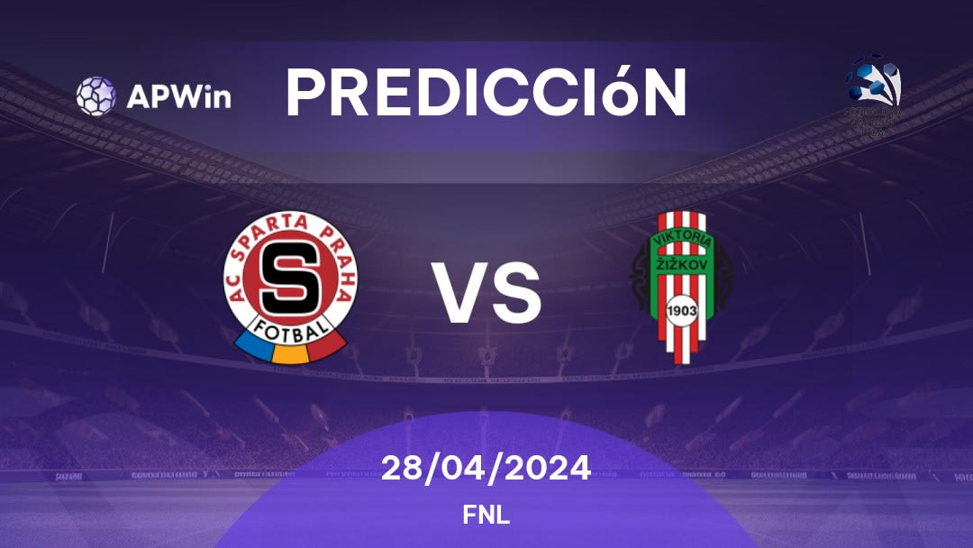 Predicciones Sparta Praha II vs Viktoria Žižkov: 28/04/2024 - República Checo FNL