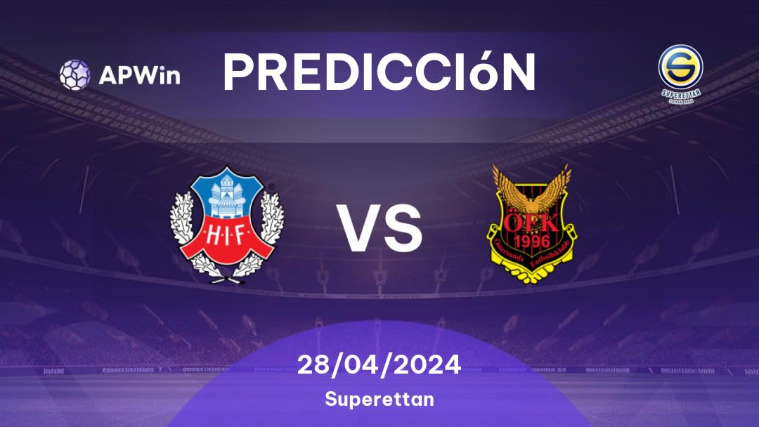 Predicciones Helsingborg vs Östersunds FK: 28/04/2024 - Suecia Superettan