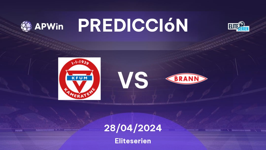 Predicciones KFUM vs Brann: 28/04/2024 - Noruega Eliteserien