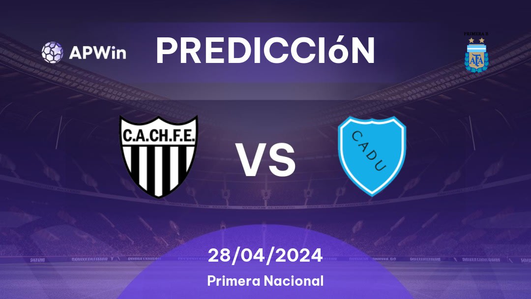 Predicciones Chaco For Ever vs Defensores Unidos: 28/04/2024 - Argentina Primera B Nacional