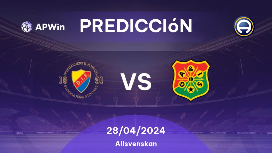 Predicciones Djurgården vs GAIS: 28/04/2024 - Suecia Allsvenskan