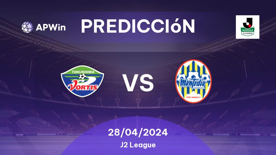 Predicciones Tokushima Vortis vs Montedio Yamagata: 28/04/2024 - Japón J2 League