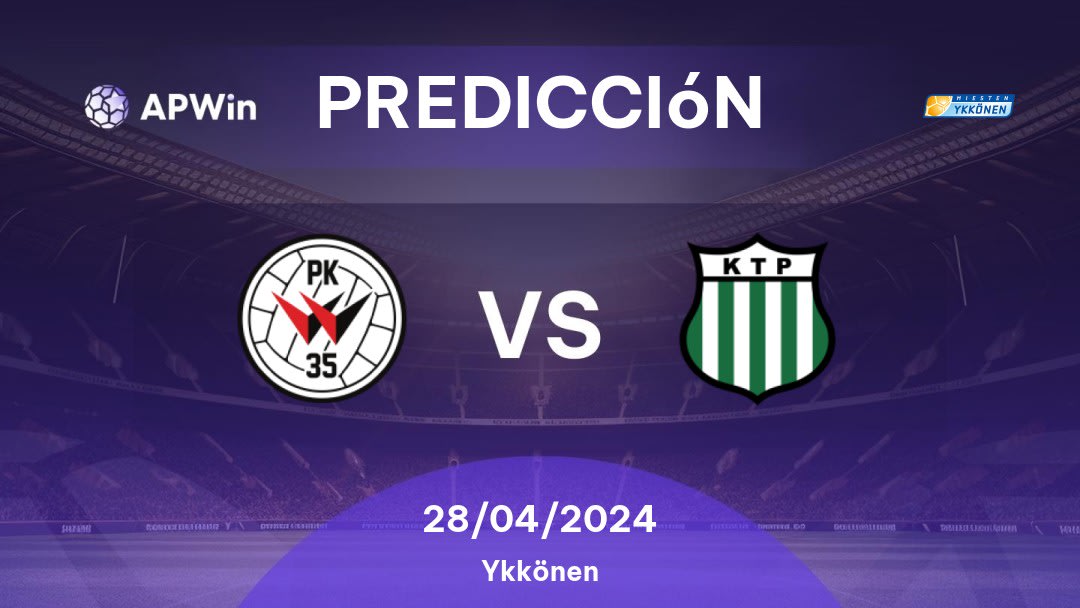 Predicciones PK-35 vs KTP: 28/04/2024 - Finlandia Ykkönen